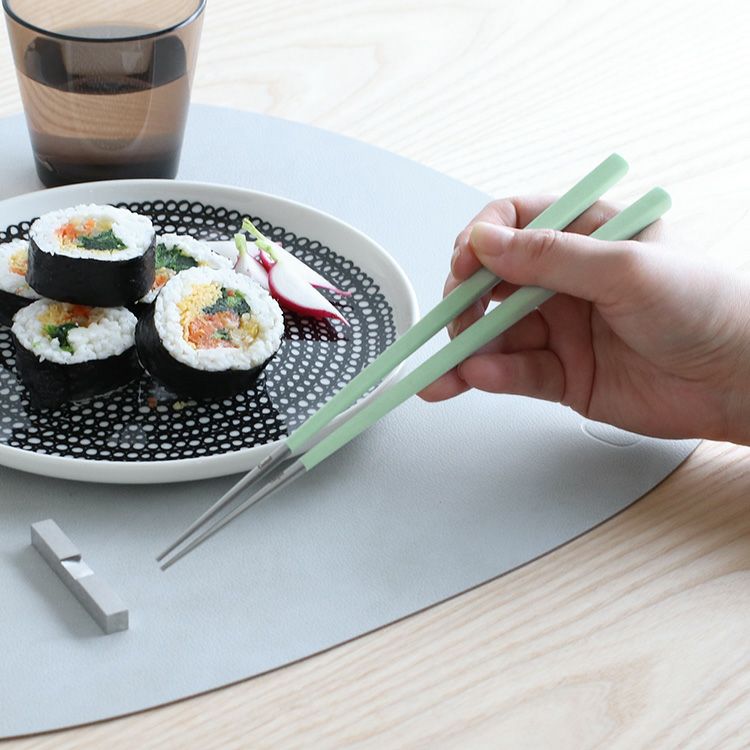 クチポール（Cutipol） クーベ/KUBE 箸 + 箸置きセット セラドン