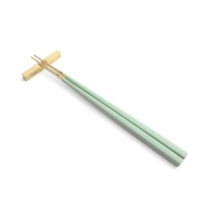 クチポール（Cutipol） クーベ/KUBE 箸 + 箸置きセット セラドンマットゴールド