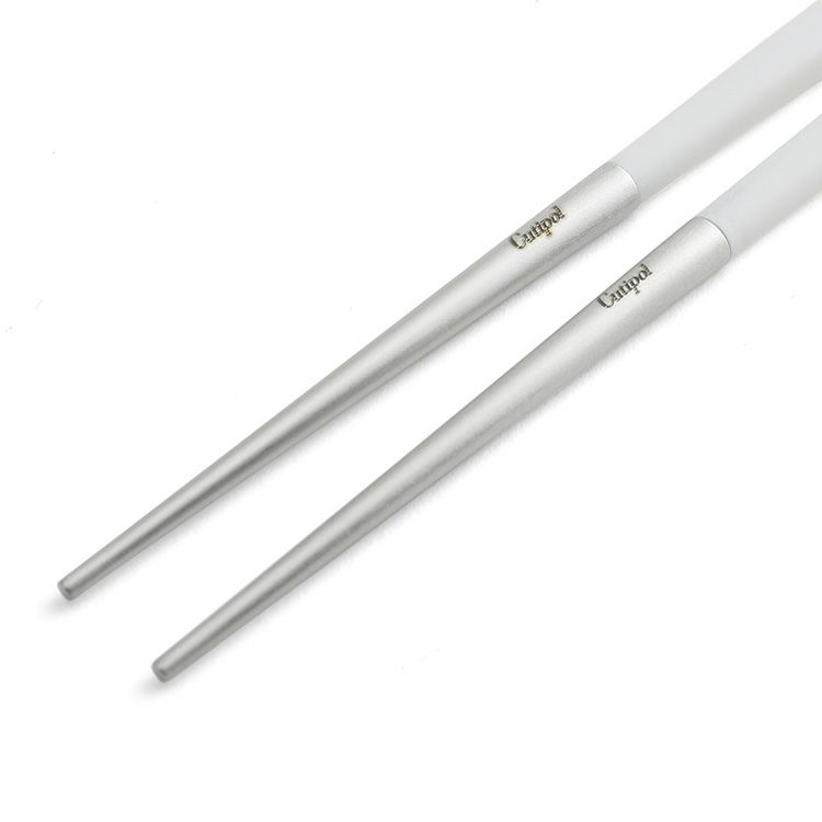 クチポール（Cutipol） クーベ/KUBE 箸 + 箸置きセット ホワイト