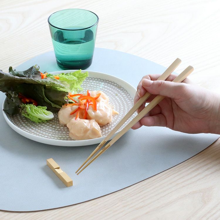 クチポール（Cutipol） クーベ/KUBE 箸 + 箸置きセット アイボリーマットゴールド