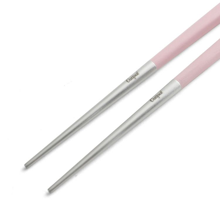 クチポール（Cutipol） クーベ/KUBE 箸 + 箸置きセット ピンク