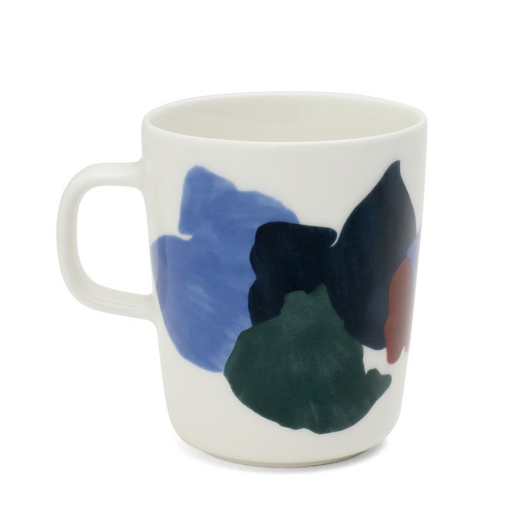 マリメッコ（marimekko） ピュッキ/Pyykki マグカップ 250ml ホワイト/ライトブルー/グリーン