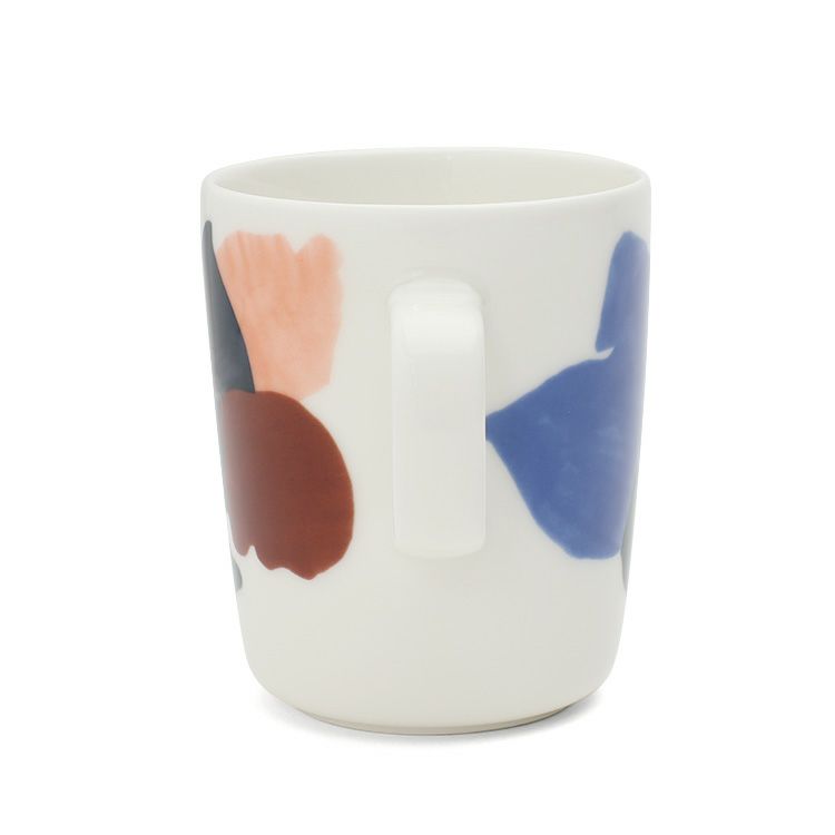 マリメッコ（marimekko） ピュッキ/Pyykki マグカップ 250ml ホワイト/ライトブルー/グリーン