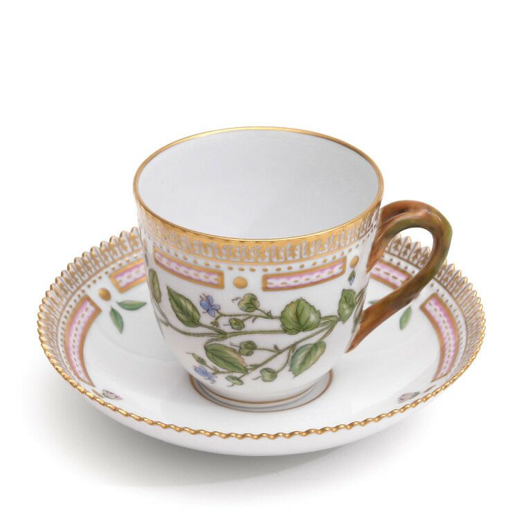 ロイヤルコペンハーゲン（Royal Copenhagen） フローラダニカ/Flora Danica コーヒー カップ&ソーサー