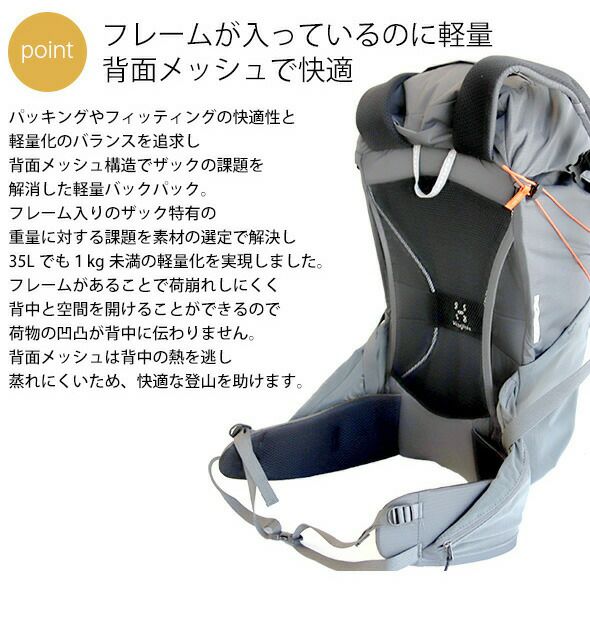 ホグロフス（Haglofs） リム35/LIM 35 リュック