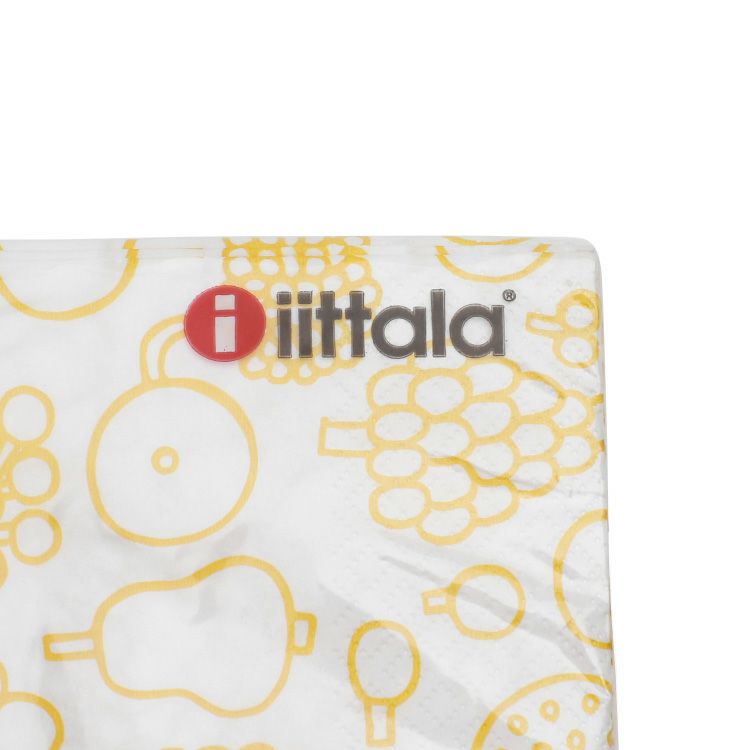 イッタラ（iittala） フルッタ/Frutta ペーパーナプキン イエロー