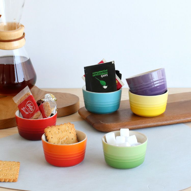 ル・クルーゼ（Le Creuset） ミニラムカン/Mini Ramequin 6個セット カラーアソート