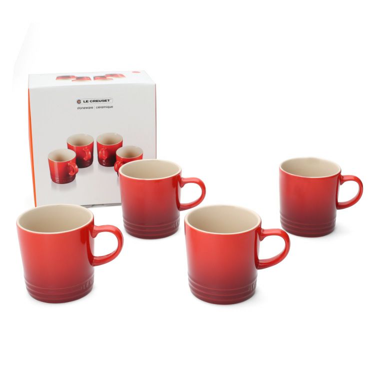 ル・クルーゼ（Le Creuset） マグカップ 350ml 4個セット