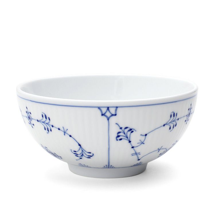 ロイヤルコペンハーゲン（Royal Copenhagen） ブルーフルーテッド プレイン/Blue Fluted Plain ボウル&ソーサー蓋つき