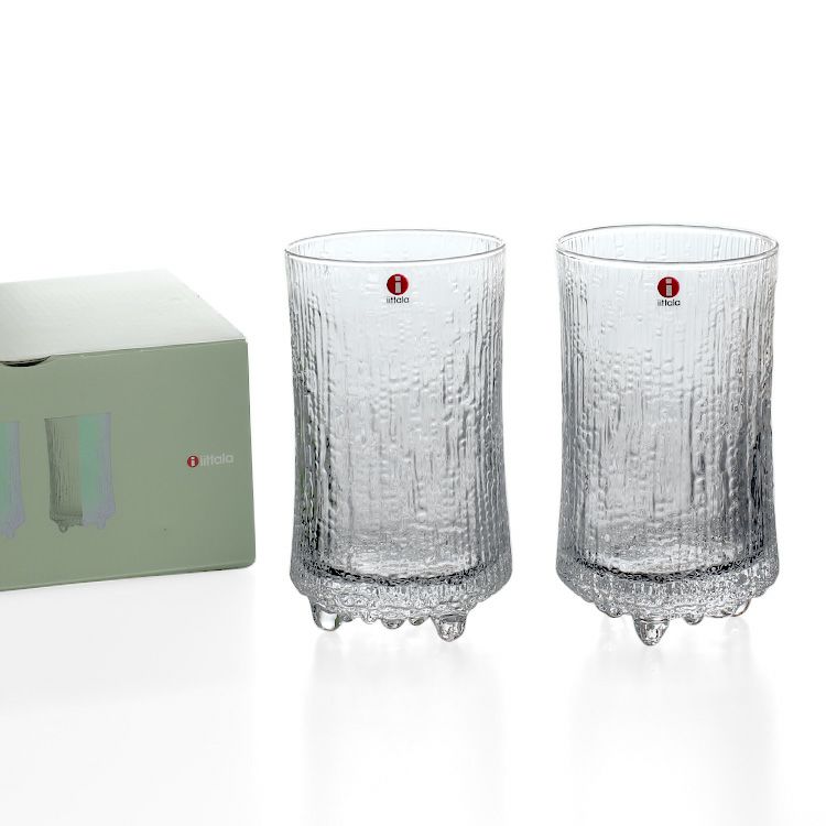 イッタラ（iittala） ウルティマ・ツーレ/Ultima Thule ビアグラス ペア クリア