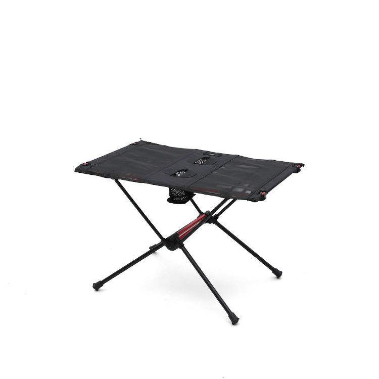 ネイチャーハイク（Naturehike） キャンピングテーブル（ドリンクホルダー付き） FT07 ブラック