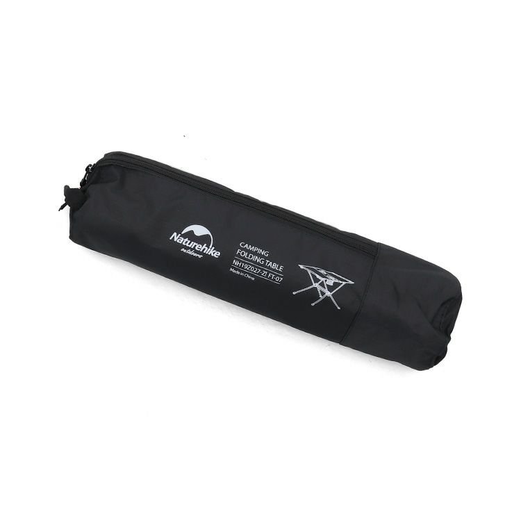 ネイチャーハイク（Naturehike） キャンピングテーブル（ドリンクホルダー付き） FT07 ブラック