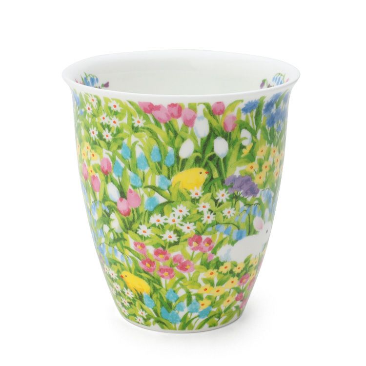 ダヌーン（Dunoon） NEVIS マグカップ お花畑でかくれんぼ ウサギ