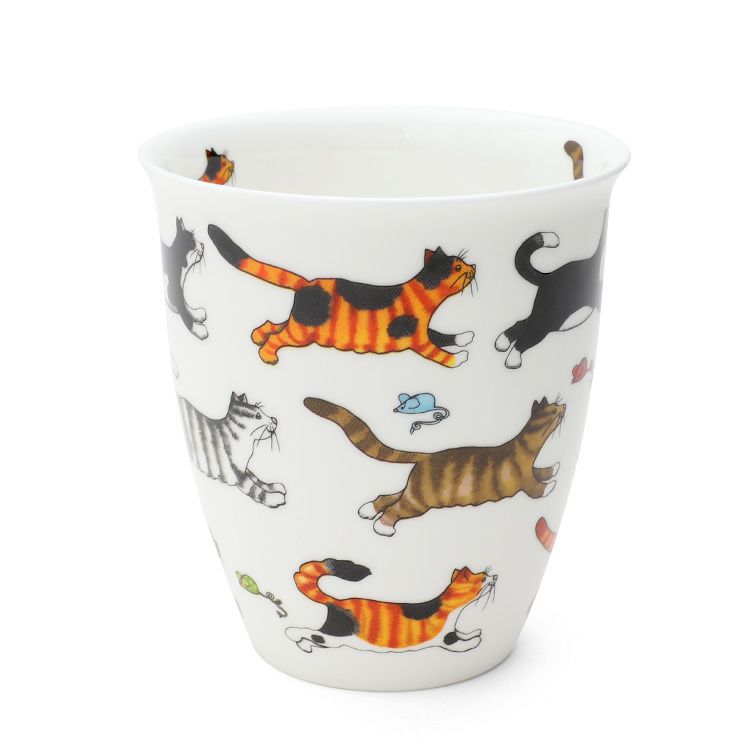 ダヌーン（Dunoon） NEVIS マグカップ 走るんだニャー