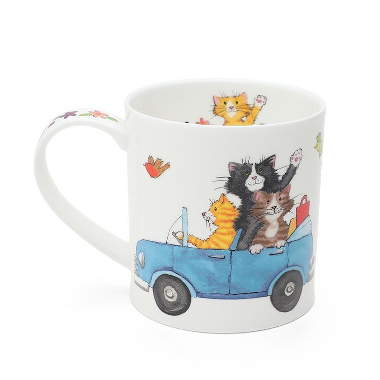 ダヌーン（Dunoon） ORKNEY マグカップ 自転車でお出かけだニャン