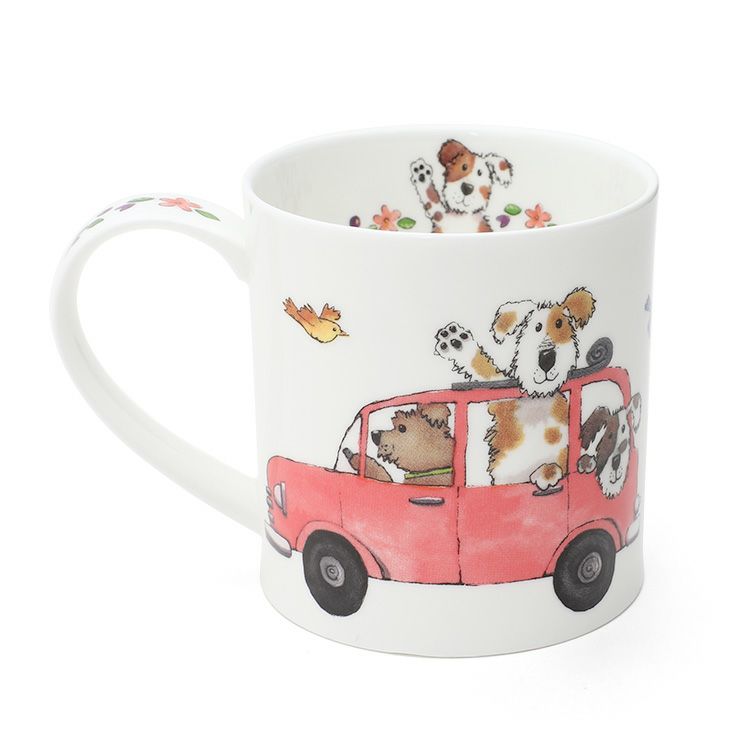 ダヌーン（Dunoon） ORKNEY マグカップ 自転車でお出かけだワン