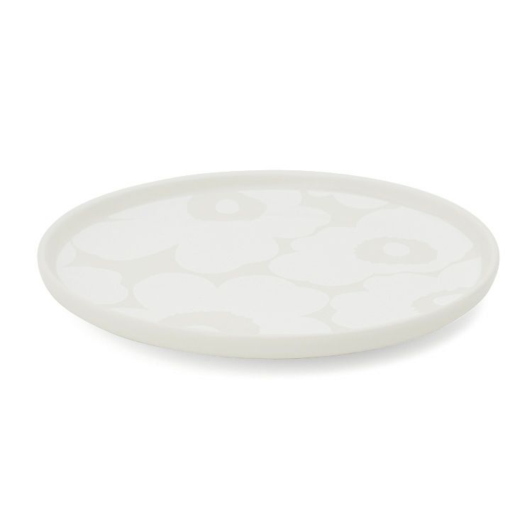 マリメッコ（marimekko） ウニッコ/UNIKKO プレート 20cm ホワイト/ナチュラルホワイト