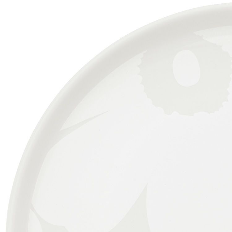 マリメッコ（marimekko） ウニッコ/UNIKKO プレート 20cm ホワイト/ナチュラルホワイト