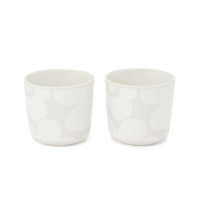 マリメッコ（marimekko） ウニッコ/UNIKKO ラテマグ 200ml ホワイト/ナチュラルホワイト