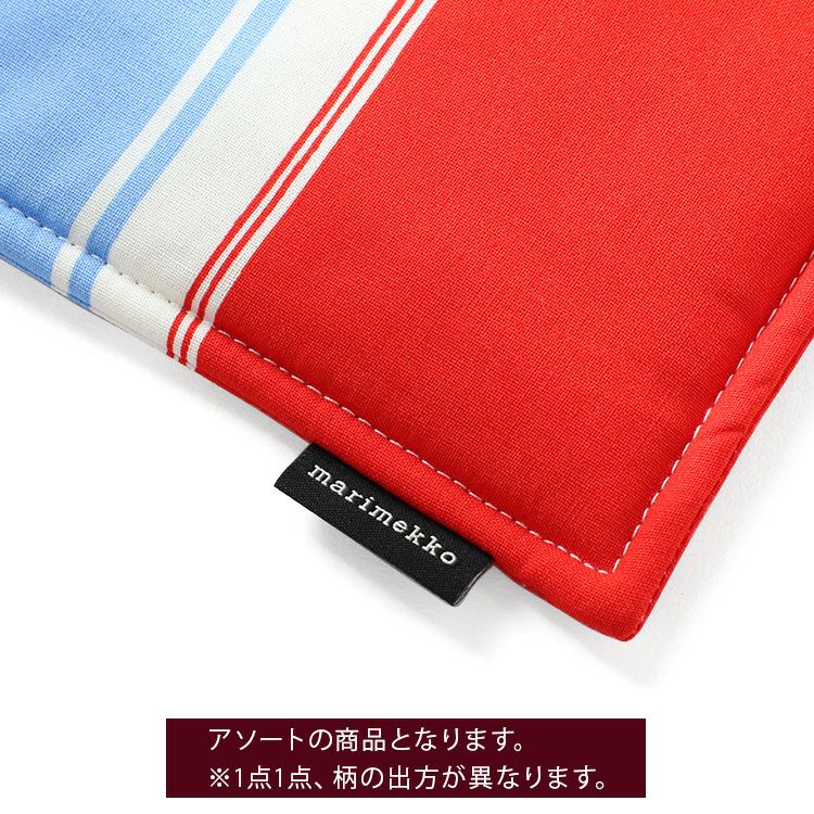 マリメッコ（marimekko） パラーティ（パレード）/PARAATI ポットホルダー マルチカラー/ホワイト