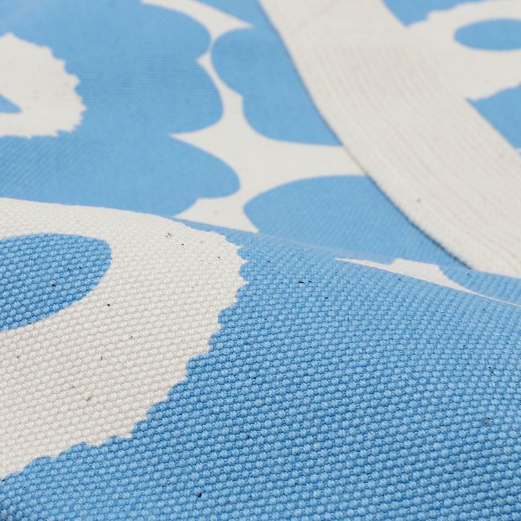 マリメッコ（marimekko） ウニッコ/UNIKKO モノシティトート ショルダーバック コットン/ライトブルー