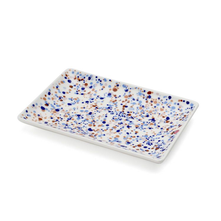 イッタラ（iittala） キュリアス マインド オブ オイバ トイッカ/OTC ヘレ プレート A5 ブルーブラウン