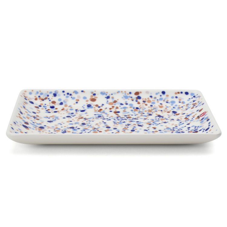イッタラ（iittala） キュリアス マインド オブ オイバ トイッカ/OTC ヘレ プレート A5 ブルーブラウン