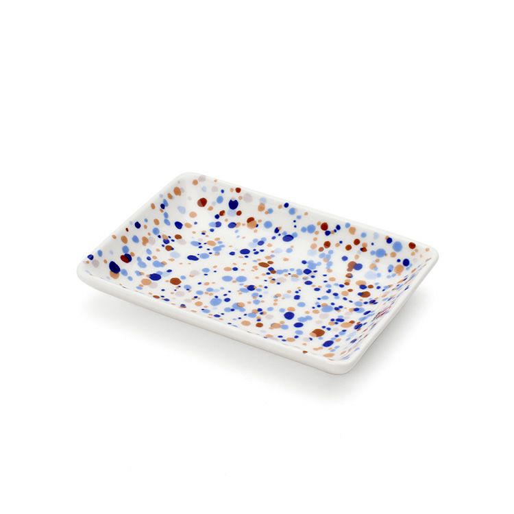 イッタラ（iittala） キュリアス マインド オブ オイバ トイッカ/OTC ヘレ プレート A6 ブルーブラウン