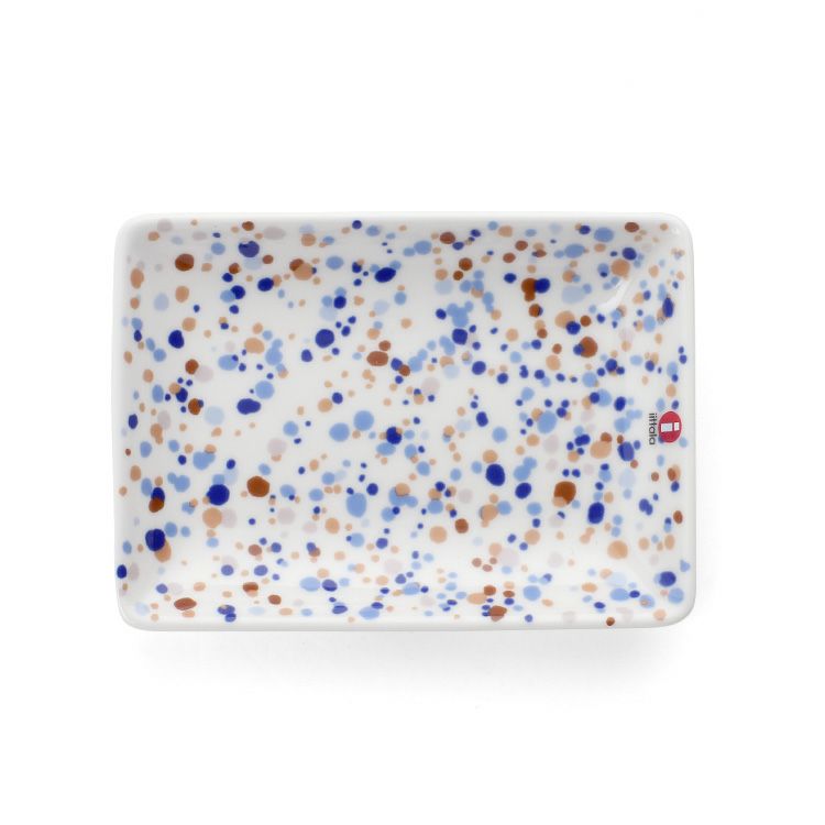 イッタラ（iittala） キュリアス マインド オブ オイバ トイッカ/OTC ヘレ プレート A6 ブルーブラウン