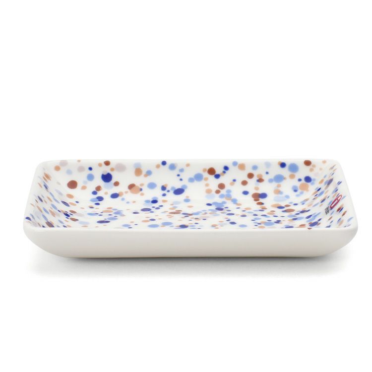 イッタラ（iittala） キュリアス マインド オブ オイバ トイッカ/OTC ヘレ プレート A6 ブルーブラウン