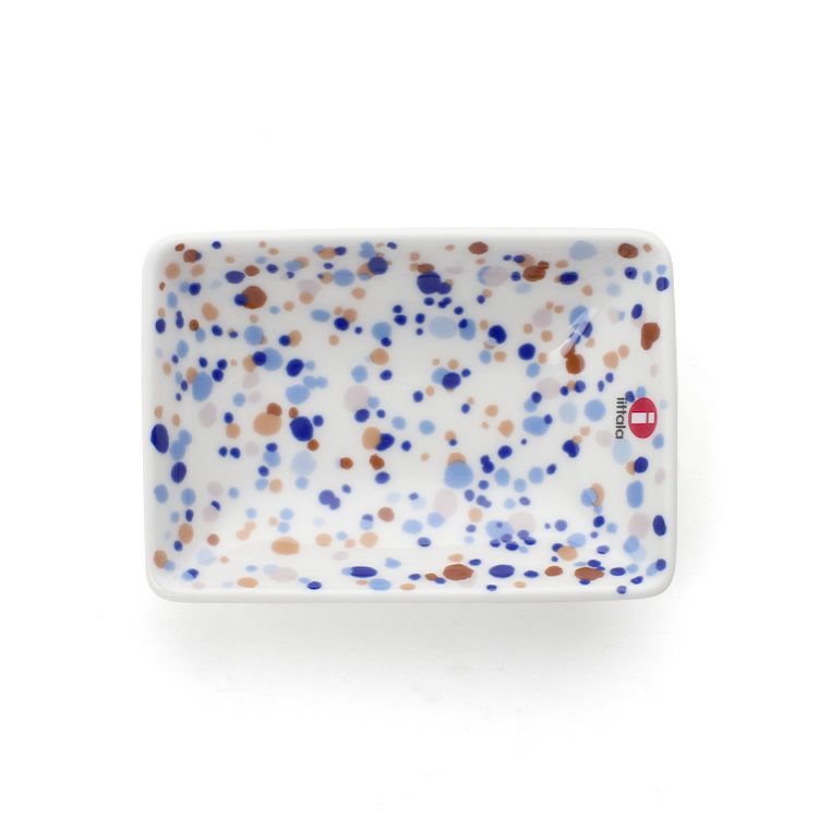 イッタラ（iittala） キュリアス マインド オブ オイバ トイッカ/OTC ヘレ プレート A7 ブルーブラウン