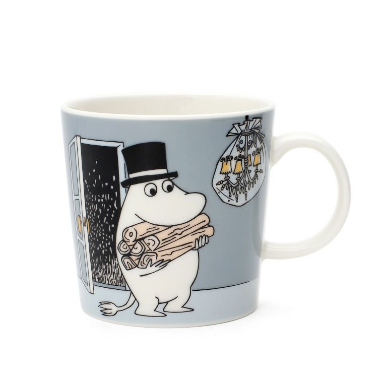 アラビア（ARABIA） ムーミン/Moomin マグ 300ml ムーミンパパ グレー