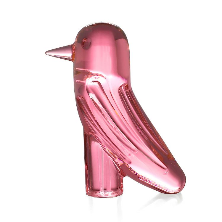 バカラ（Baccarat） ファウナクリストポリス/Faunacrystopolis フィギュア トリ ピンク