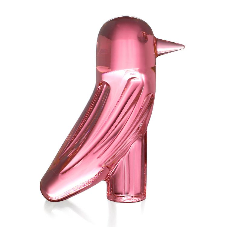 バカラ（Baccarat） ファウナクリストポリス/Faunacrystopolis フィギュア トリ ピンク