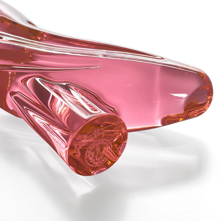 バカラ（Baccarat） ファウナクリストポリス/Faunacrystopolis フィギュア トリ ピンク