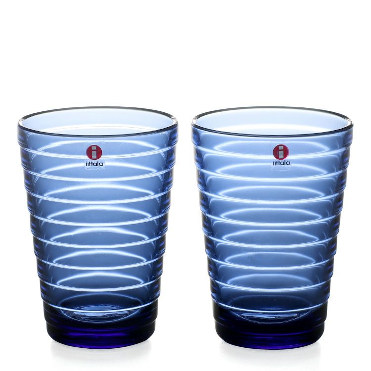イッタラ（iittala） アイノアアルト/Aino Aalto ハイボール 330ml ペア ウルトラマリンブルー