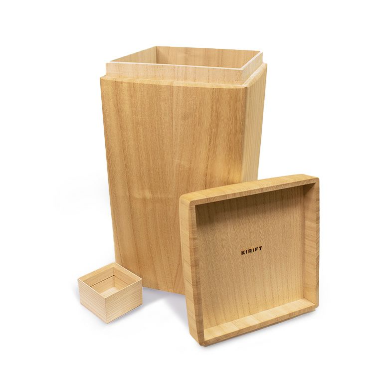 キリフト（KIRIFT） ライスストッカー/RICE STOCKER 国産桐 米びつ 10kg 蜜蝋