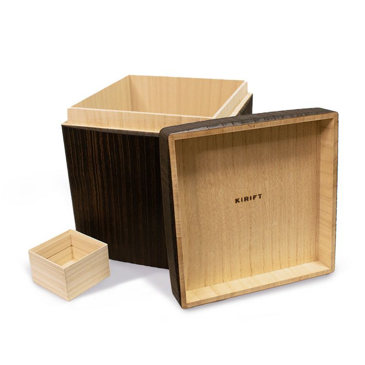 キリフト（KIRIFT） ライスストッカー/RICE STOCKER 国産桐 米びつ 5kg 焼桐