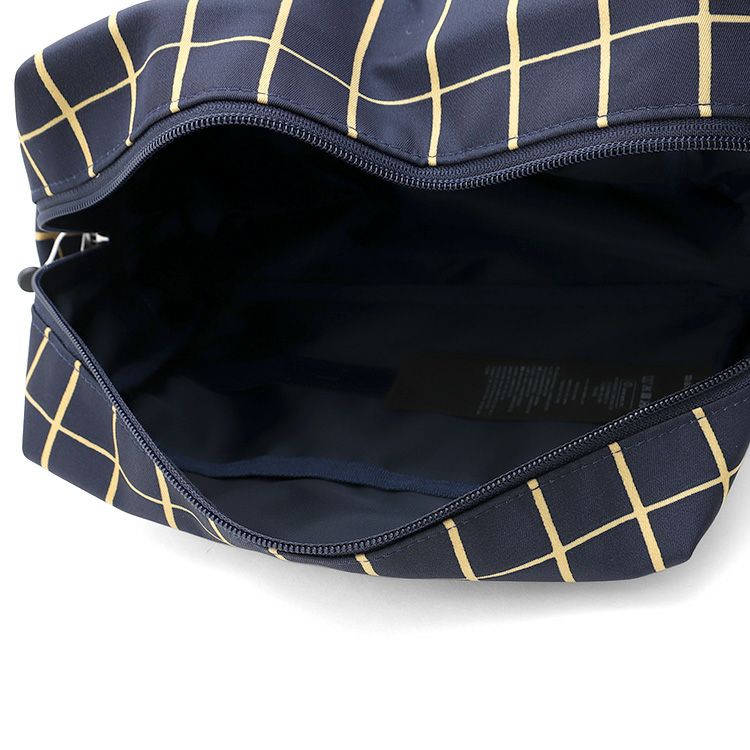 マリメッコ（marimekko） ティイリスキヴィ/Tiiliskivi Vilja コスメティックポーチ ダークブルー/モスグリーン