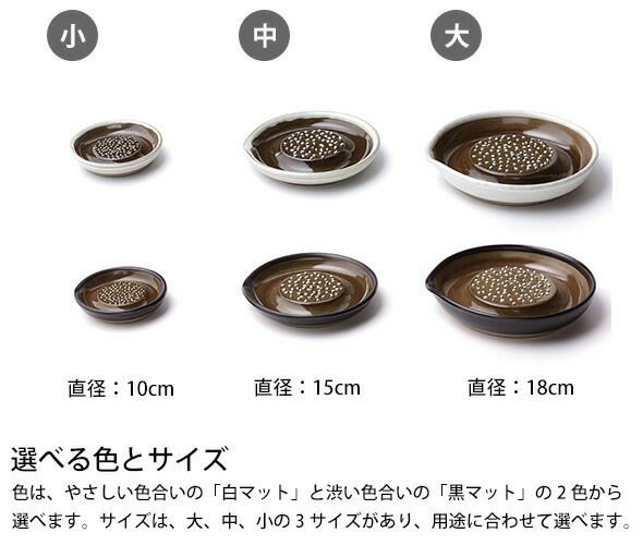 もとしげ（元重製陶所） おろし器 中