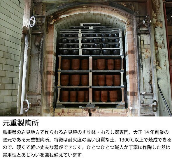 もとしげ（元重製陶所） おろし器 大