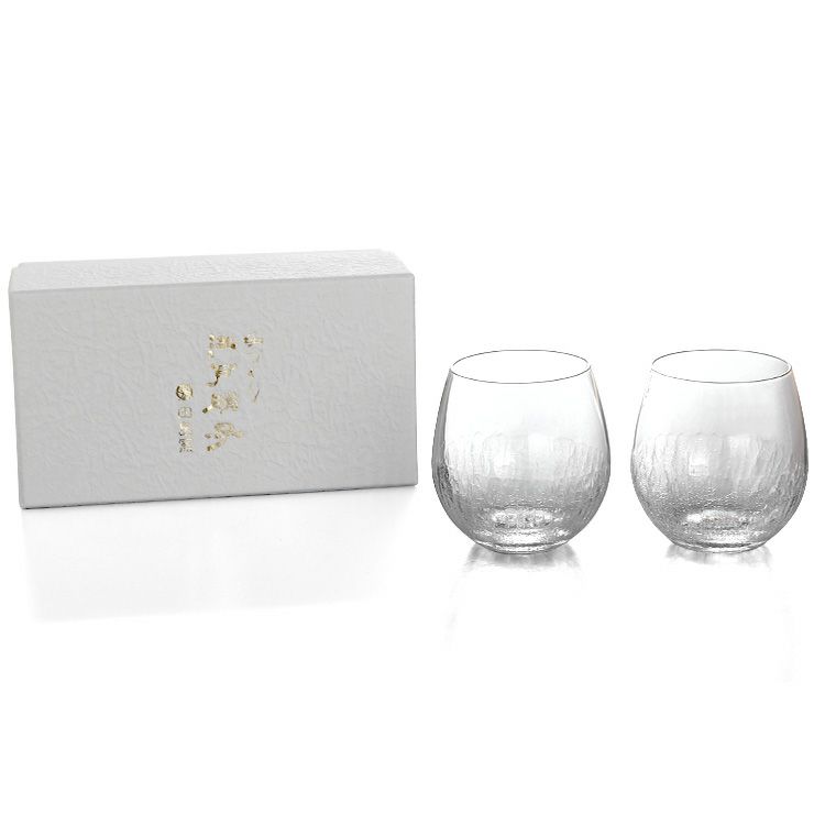 藍花×田島硝子 雪化粧 コロンカップ ペア