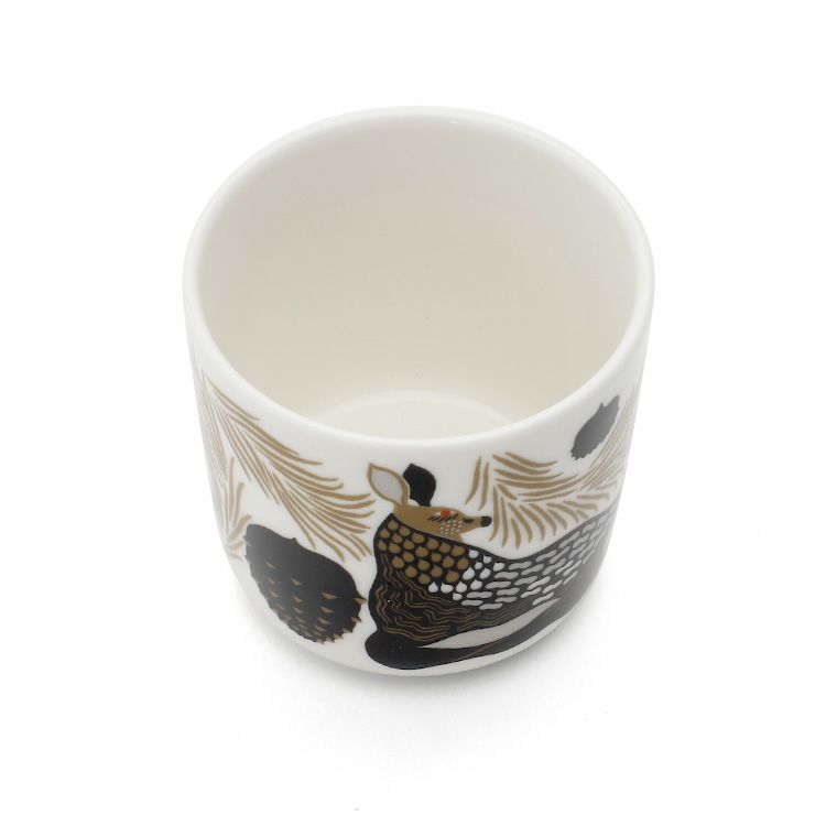 マリメッコ（marimekko） ペウラ/Peura ラテマグ 200ml ホワイト/ベージュ