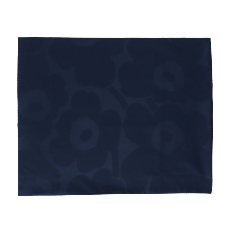 マリメッコ（marimekko） ウニッコ/Unikko 枕カバー 50x60cm ブルー/ダークブルー