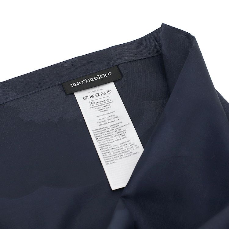 マリメッコ（marimekko） ウニッコ/Unikko 枕カバー 50x60cm ブルー/ダークブルー