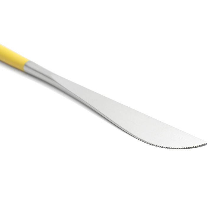 クチポール（Cutipol） ゴア/GOA ディナーナイフ/テーブルナイフ イエロー