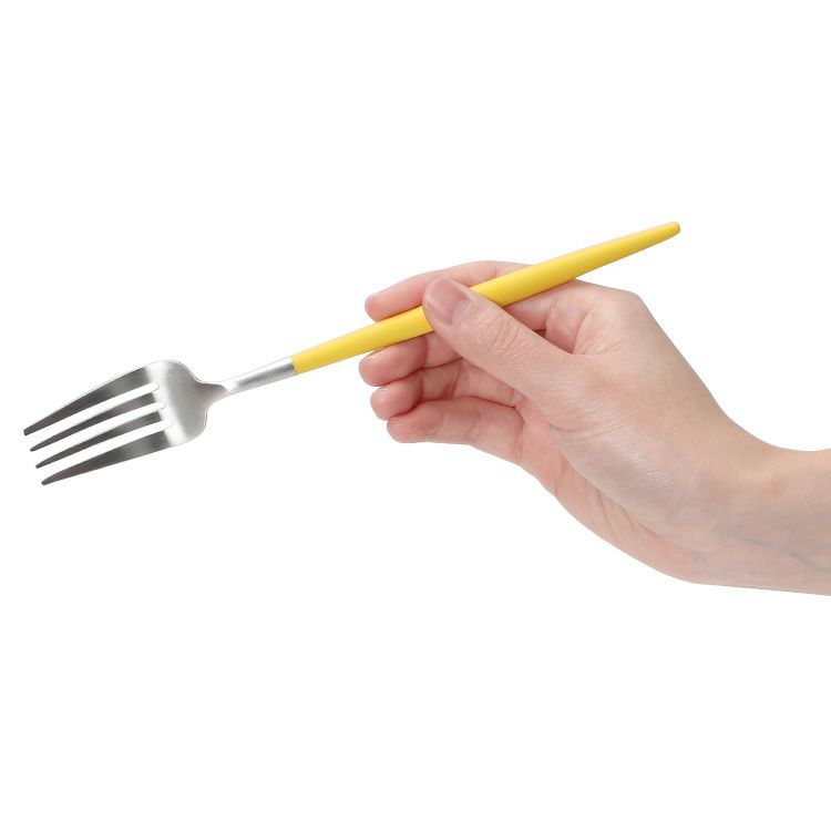 クチポール（Cutipol） ゴア/GOA ディナーフォーク/テーブルフォーク イエロー