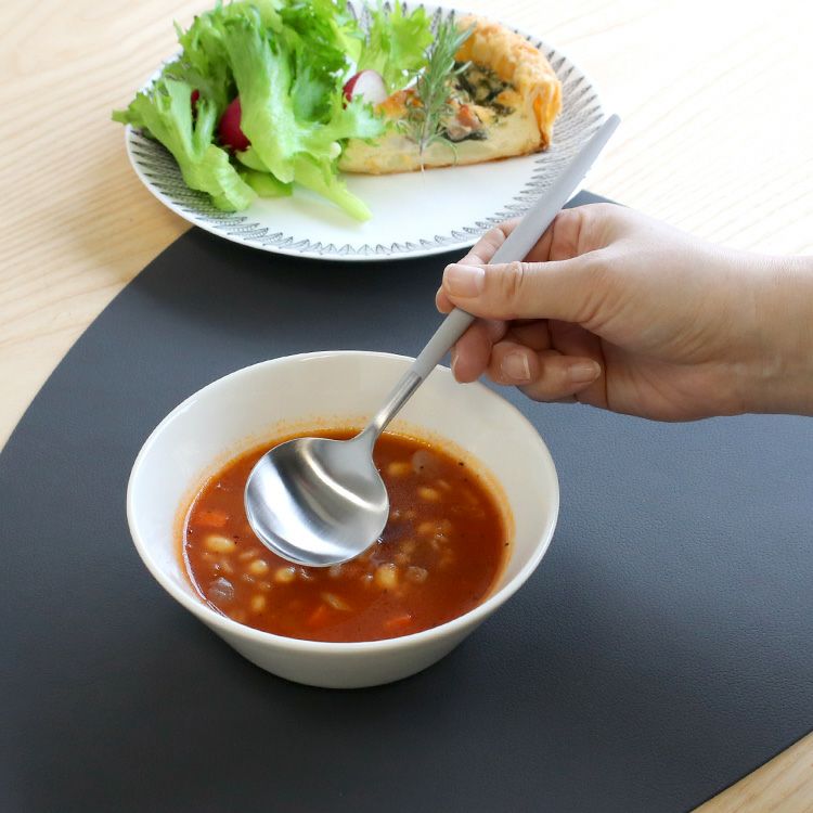 クチポール（Cutipol） ゴア/GOA ディナースプーン ライトグレー