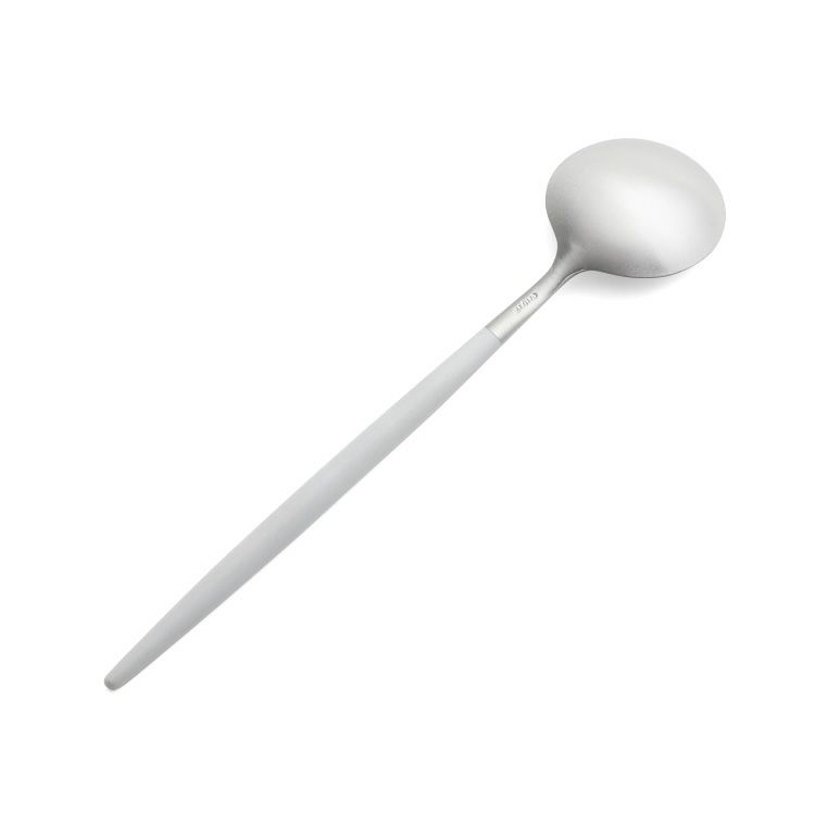 クチポール（Cutipol） ゴア/GOA デザートスプーン ライトグレー