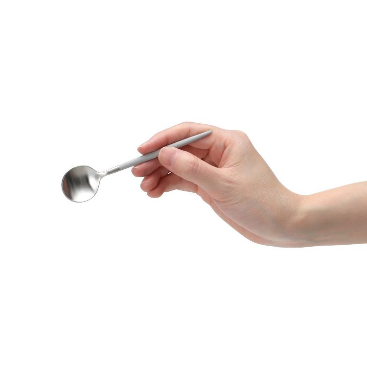 クチポール（Cutipol） ゴア/GOA コーヒー/ティー スプーン ライトグレー